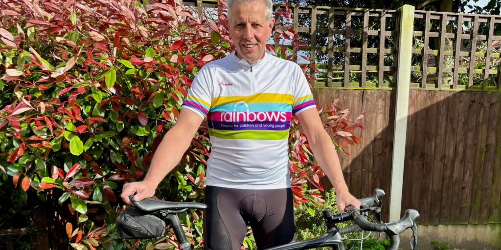 1,000 mile bike ride to celebrate life for Derby man | Rainbows Hospice